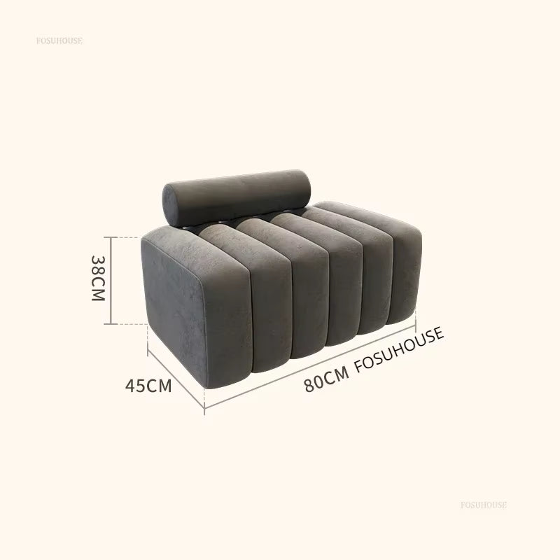 Creative Entryway Shoe Changing Stools Home Bench European Living Room Furniture Clothing Store Sofa Stool Light Luxury Ottomans