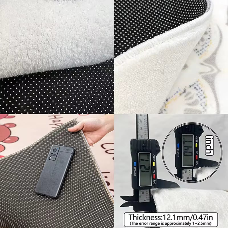 Modern Simple Geometric Pattern Living Room Carpet Soft Comfortable Room Rugs Home Decoration Easy Care Sofa Coffee Table Rug