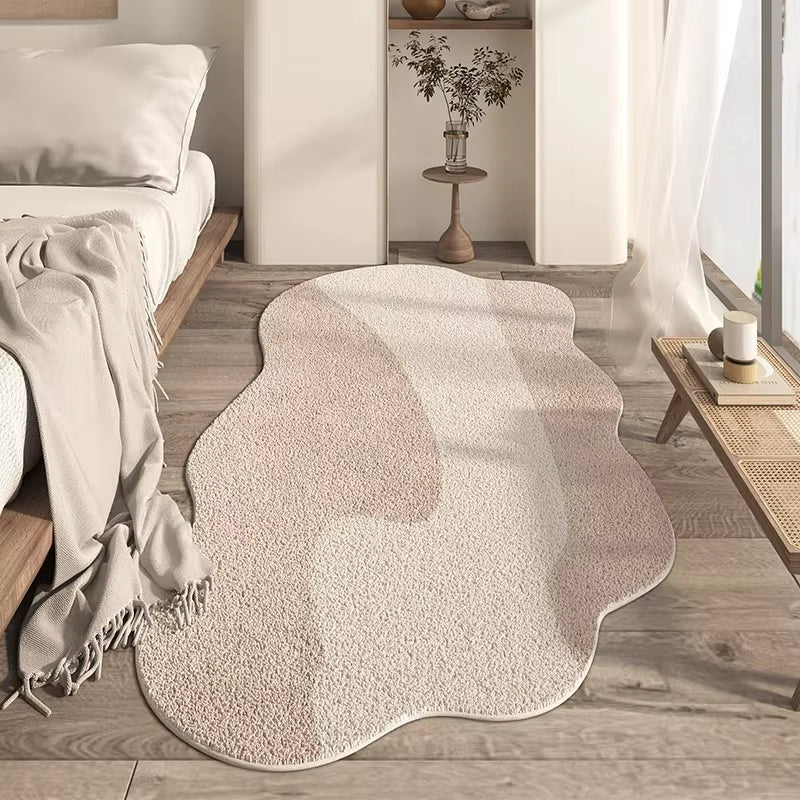 Irregular Living Room Large Area Carpets Minimalist Bedroom Bedside Carpet Plush Coffee Table Rugs Soft Comfortable Rug Alfombra