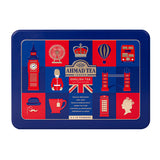 English Tea Six Collection Caddy with 6 Black, Fruit, Green & Herbal Teas – 60 Teabags