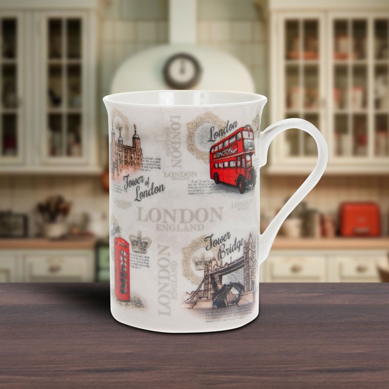 VINTAGE LONDON MUG : Lesser & Pavey