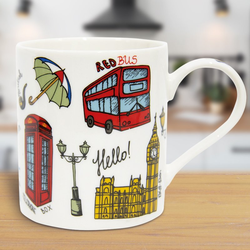 LONDON SKETCH MUG : Lesser & Pavey