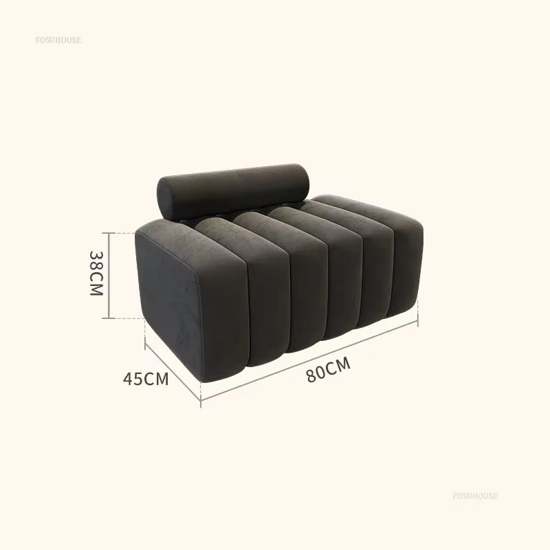 Creative Entryway Shoe Changing Stools Home Bench European Living Room Furniture Clothing Store Sofa Stool Light Luxury Ottomans
