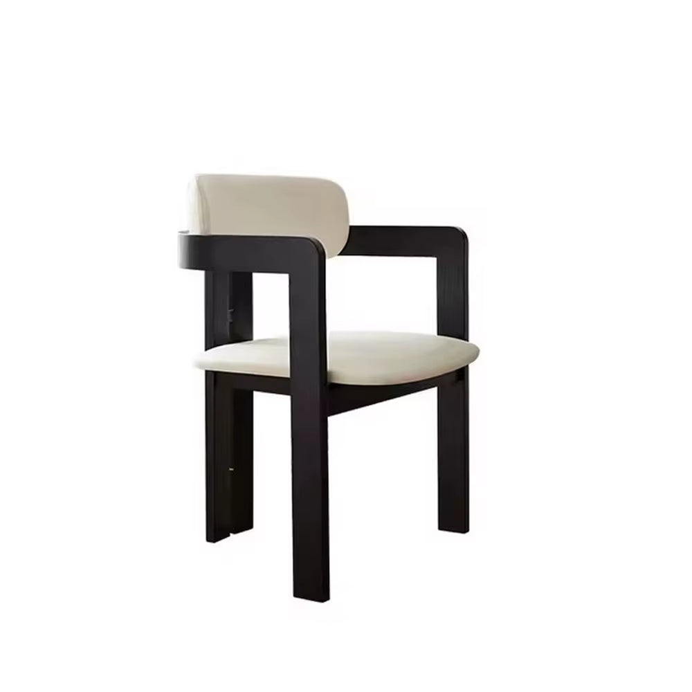 Good Price Dining Chair Wood Arm Chair Base Velvet Leather Fabric Cover Dining Dinner Chairs