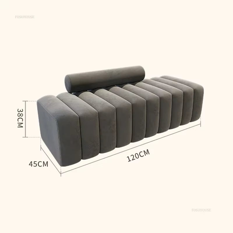 Creative Entryway Shoe Changing Stools Home Bench European Living Room Furniture Clothing Store Sofa Stool Light Luxury Ottomans