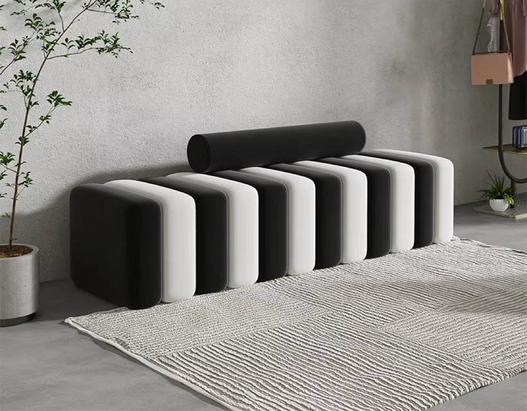 Creative Entryway Shoe Changing Stools Home Bench European Living Room Furniture Clothing Store Sofa Stool Light Luxury Ottomans
