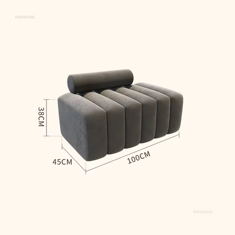 Creative Entryway Shoe Changing Stools Home Bench European Living Room Furniture Clothing Store Sofa Stool Light Luxury Ottomans
