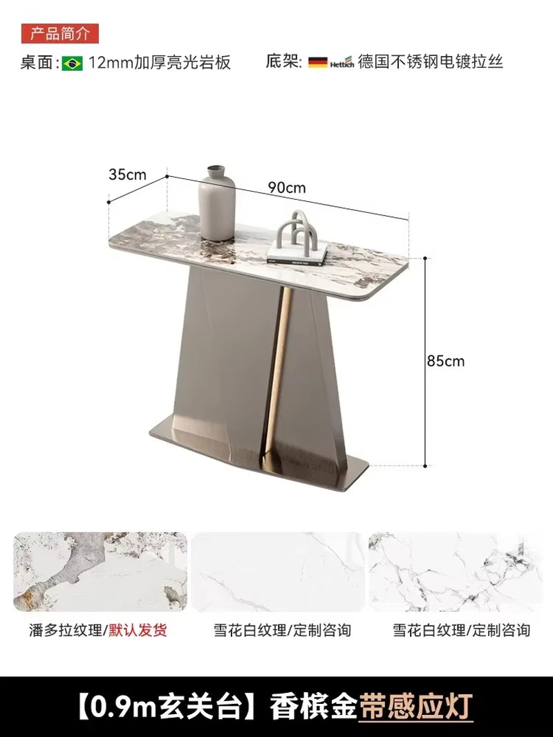 Simple Unique Hallway Table Beauty Modern Luxury Delicacy Corner Table Minimalist Nordic Tabel Console Hallway Table Furniture
