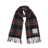 Black Stewart Tartan Woollen Scarf - Heritgae (Scarves & Snoods) - Eurostick