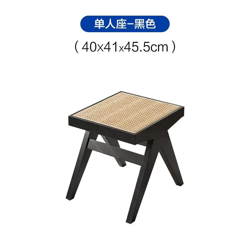 Windsor Stool — Rattan