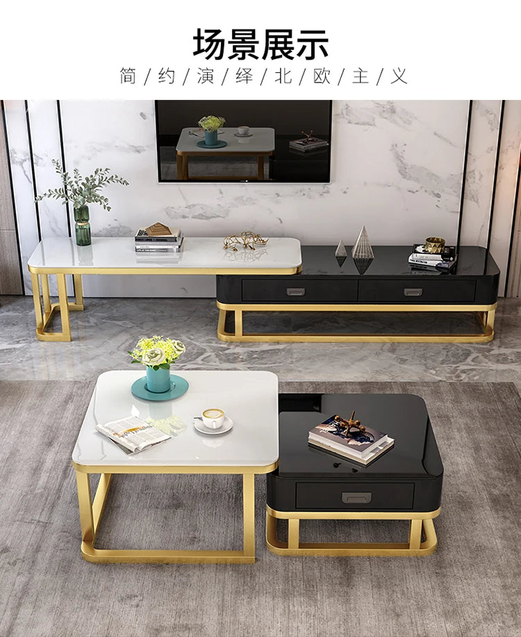 Château Coffee Table — Glass