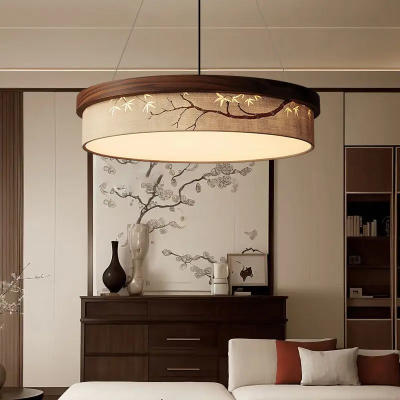 Kensington Chandelier — Walnut