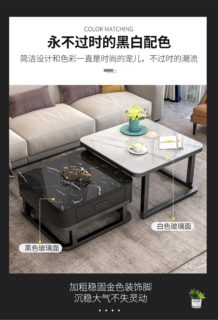 Château Coffee Table — Glass