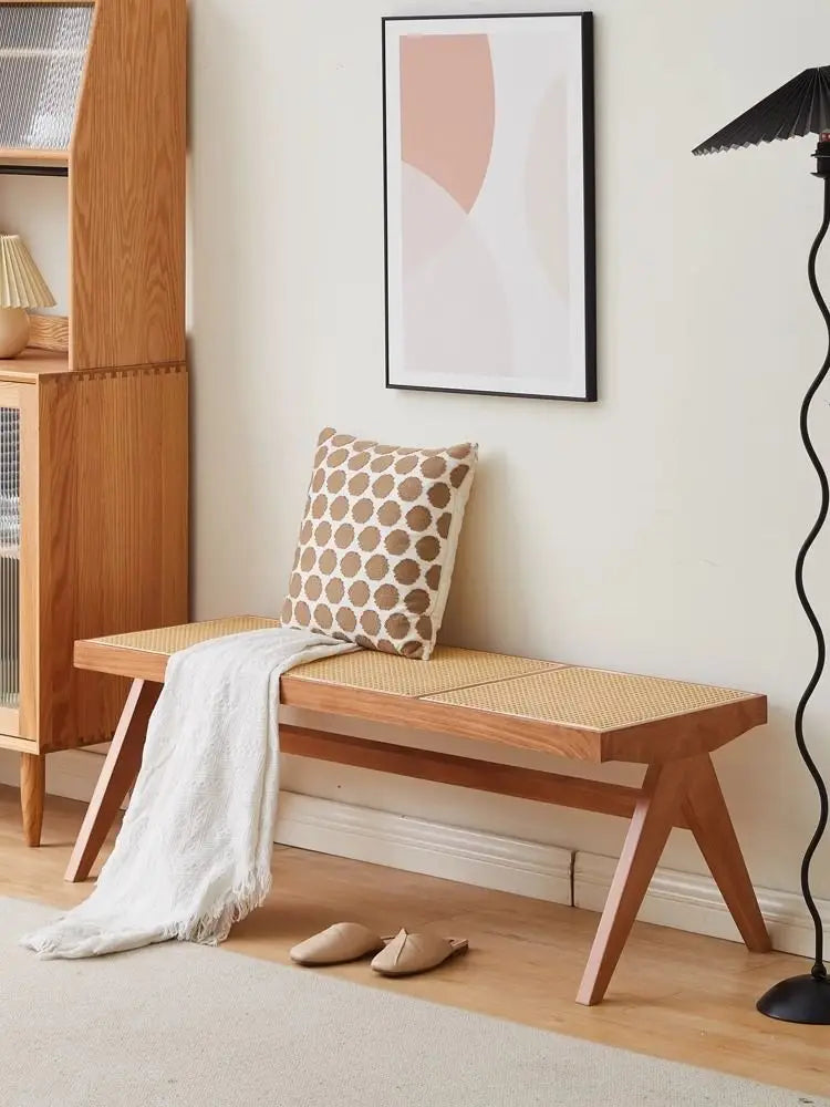 Windsor Stool — Rattan