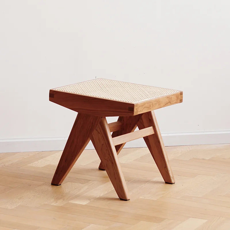 Windsor Stool — Rattan