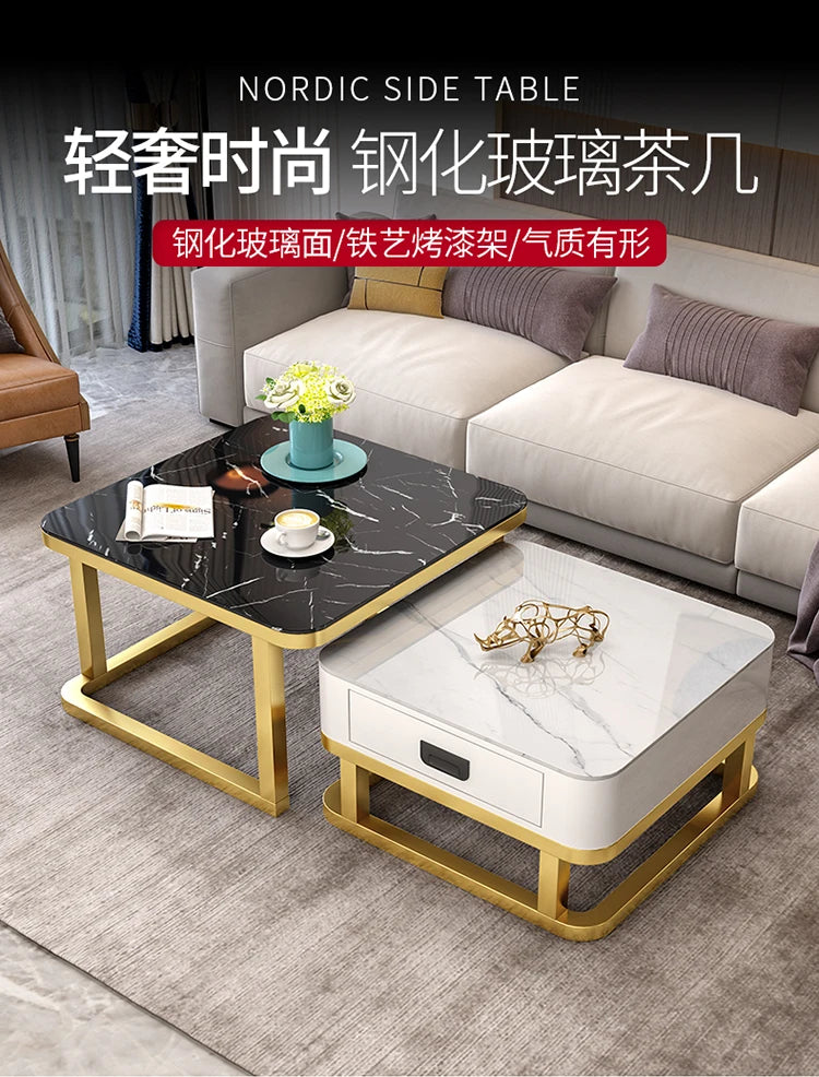 Château Coffee Table — Glass