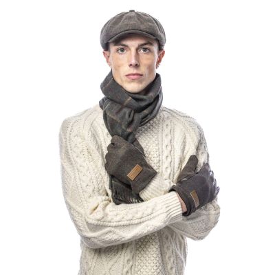 Heritage Tweed Mens Gloves - Green Box Tweed - Gift Box (Mens Gloves) - Eurostick