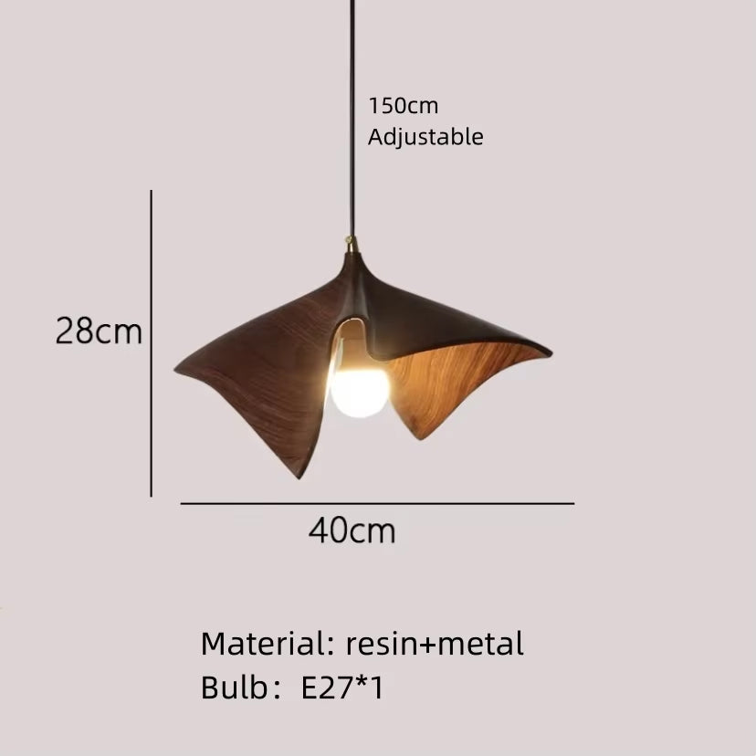 Wabi Sabi Style Restaurant Chandelier Retro Designer Creative Dining Table and Bar Desk Lamp