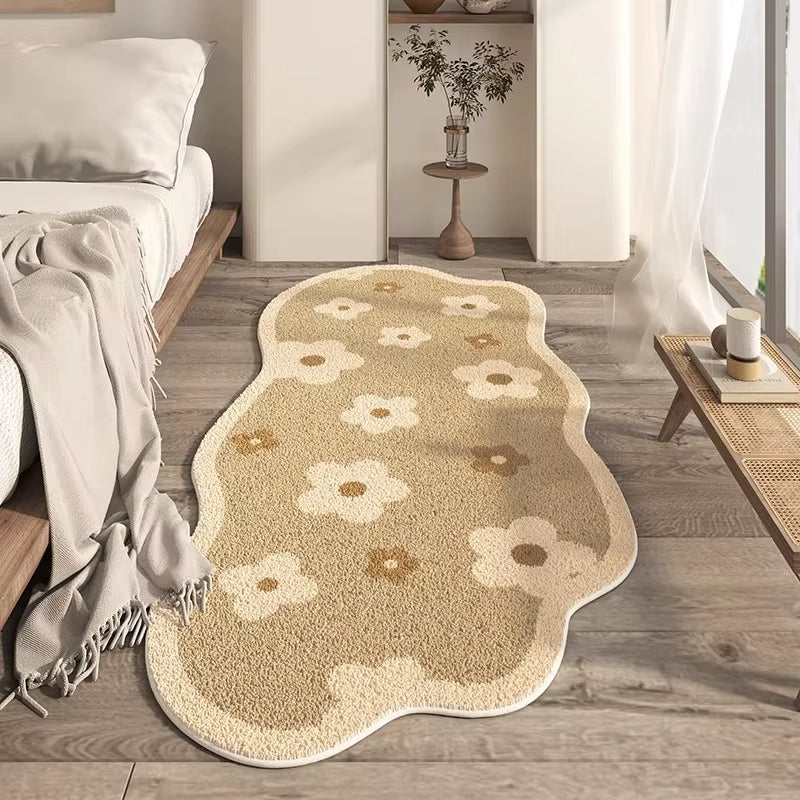Irregular Living Room Large Area Carpets Minimalist Bedroom Bedside Carpet Plush Coffee Table Rugs Soft Comfortable Rug Alfombra
