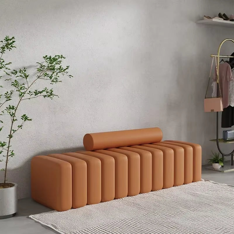 Creative Entryway Shoe Changing Stools Home Bench European Living Room Furniture Clothing Store Sofa Stool Light Luxury Ottomans