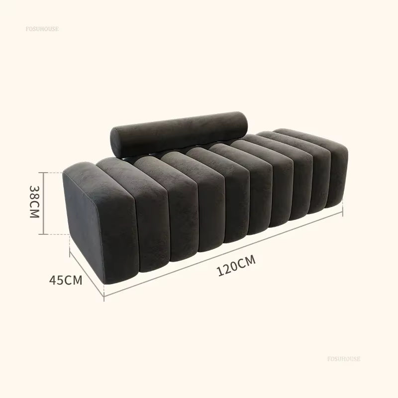Creative Entryway Shoe Changing Stools Home Bench European Living Room Furniture Clothing Store Sofa Stool Light Luxury Ottomans