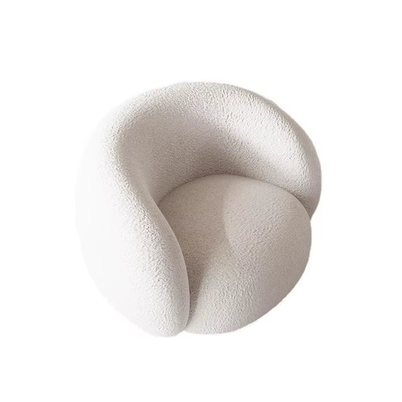 Living Room Sofa, Modern Armchair, Lambskin Sofa, Exquisite Cream Style, Creative and Exquisite, Household Furniture