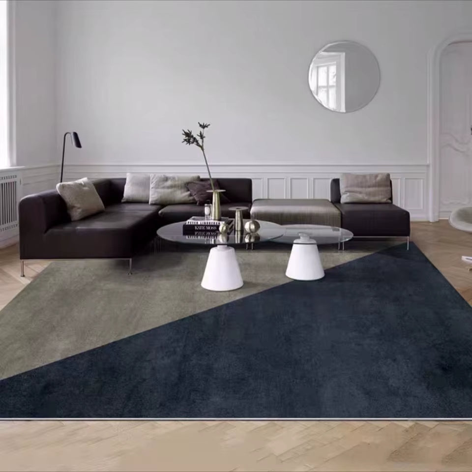 Scandinavian Light Luxury Living Room Carpet Orange High-Grade Home Decoration Soft Rugs for Bedroom Area Rug Large Lounge Mat