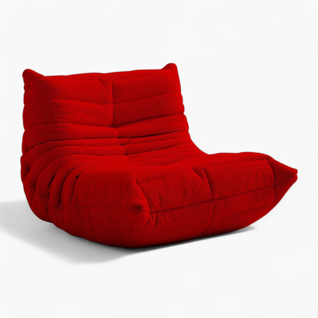Caterpillar Single Sofa Lazy Couch Tatami Living Room Bedroom Lovely Leisure Single Chair Reading Chair Balcony Rocking Chair