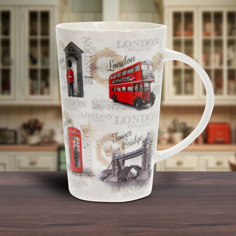 VINTAGE LONDON LATTE MUG : Lesser & Pavey