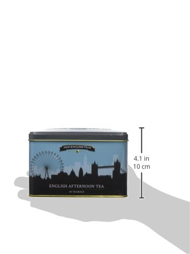New English Teas London Souvenirs Skyline Tea Caddy with 40 English Afternoon Teabags