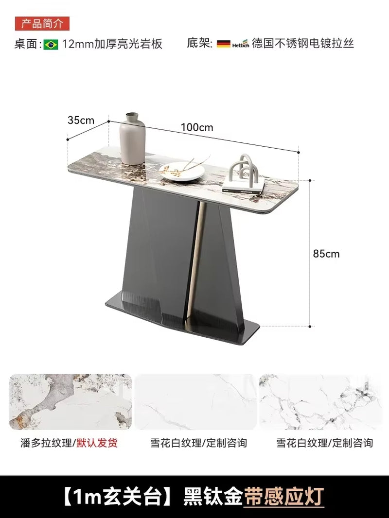 Simple Unique Hallway Table Beauty Modern Luxury Delicacy Corner Table Minimalist Nordic Tabel Console Hallway Table Furniture