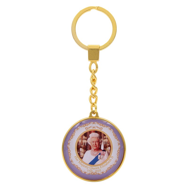 HM QUEEN ELIZABETH II KEYRING : Lesser & Pavey