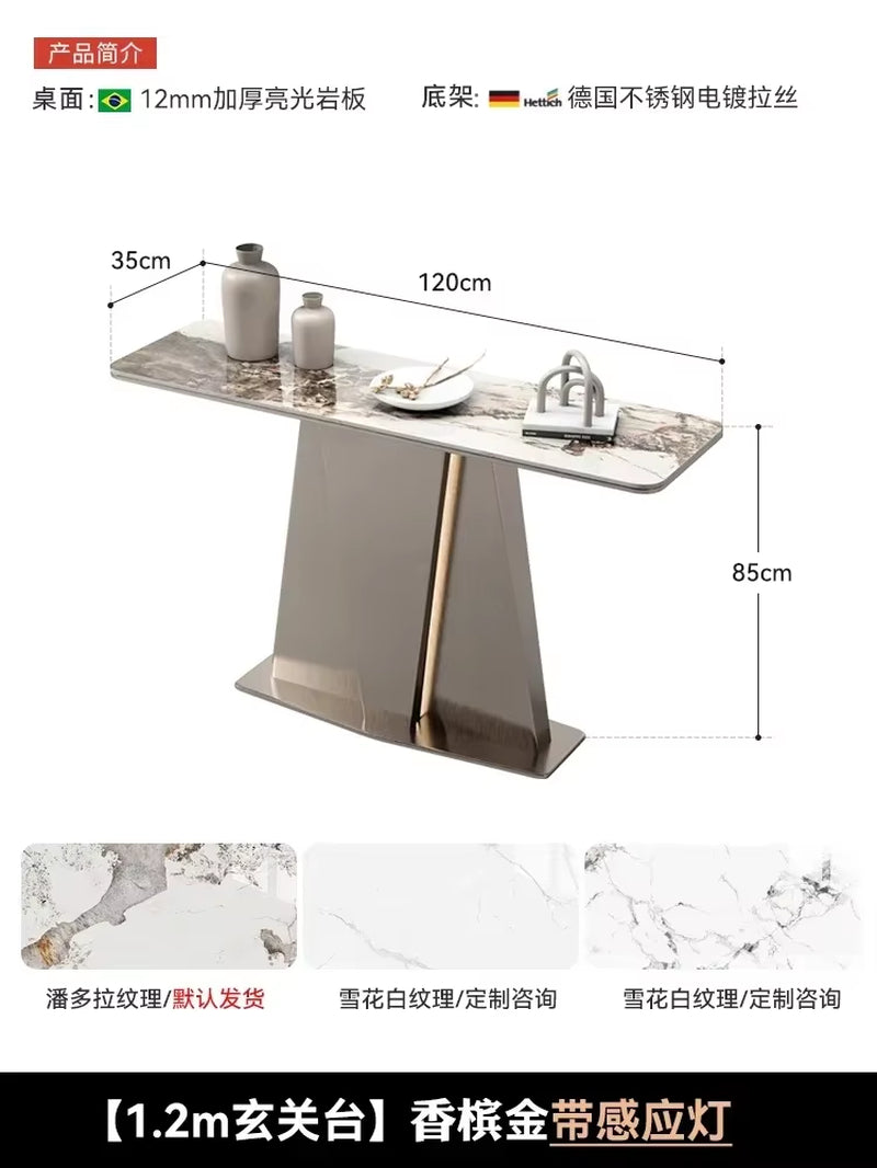 Simple Unique Hallway Table Beauty Modern Luxury Delicacy Corner Table Minimalist Nordic Tabel Console Hallway Table Furniture