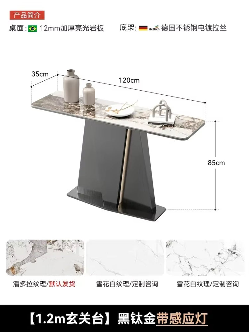 Simple Unique Hallway Table Beauty Modern Luxury Delicacy Corner Table Minimalist Nordic Tabel Console Hallway Table Furniture