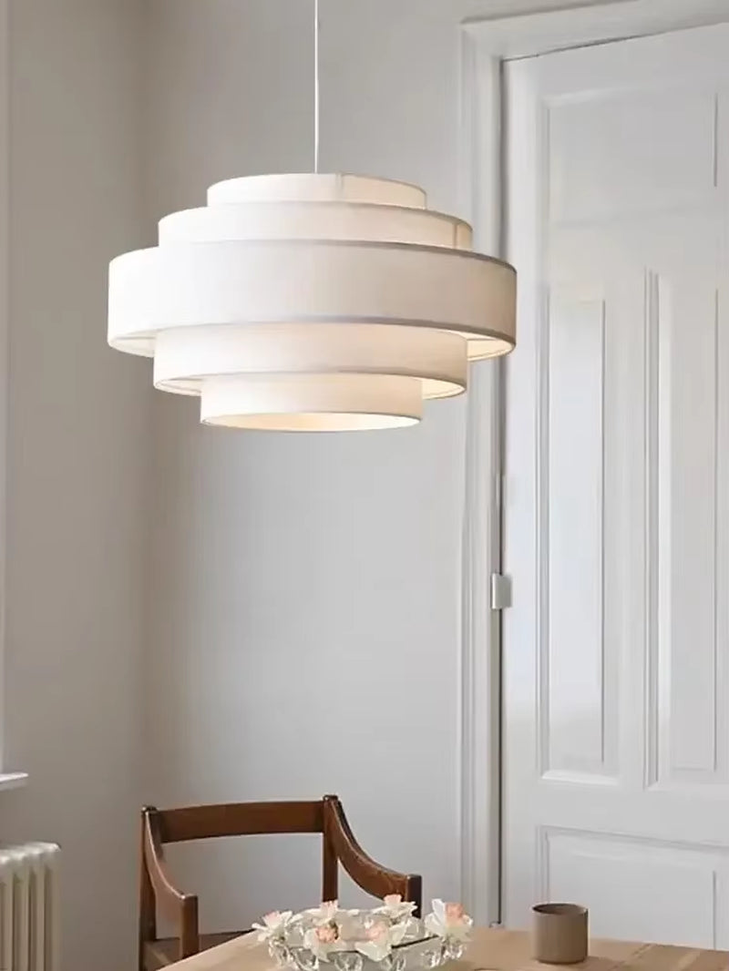 Wabi Sabi Cloth Led Ceiling Chandelier Japan Living Room Ceiling Lamp Restaurant Dining Room Pendant Lights Home Decorations