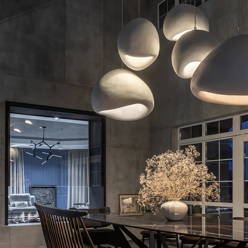 Nordic Wabi Sabi Ceiling Pendant Lamps Chandelier Bar Dining Room Home Decoration Lustre Lighting Salon Hanging Lights Fixtures