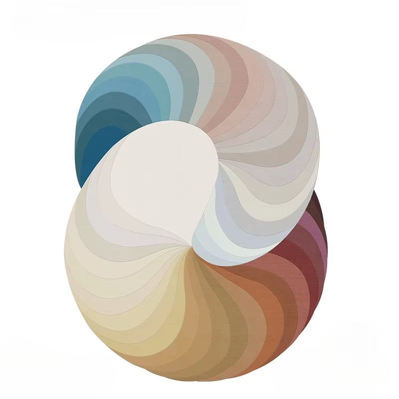 Creative Irregular Living Room Large Carpets Abstract Color Pattern Comfortable Bedroom Carpet Easy to Care Decorative Home Rugs