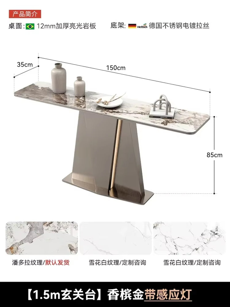 Simple Unique Hallway Table Beauty Modern Luxury Delicacy Corner Table Minimalist Nordic Tabel Console Hallway Table Furniture