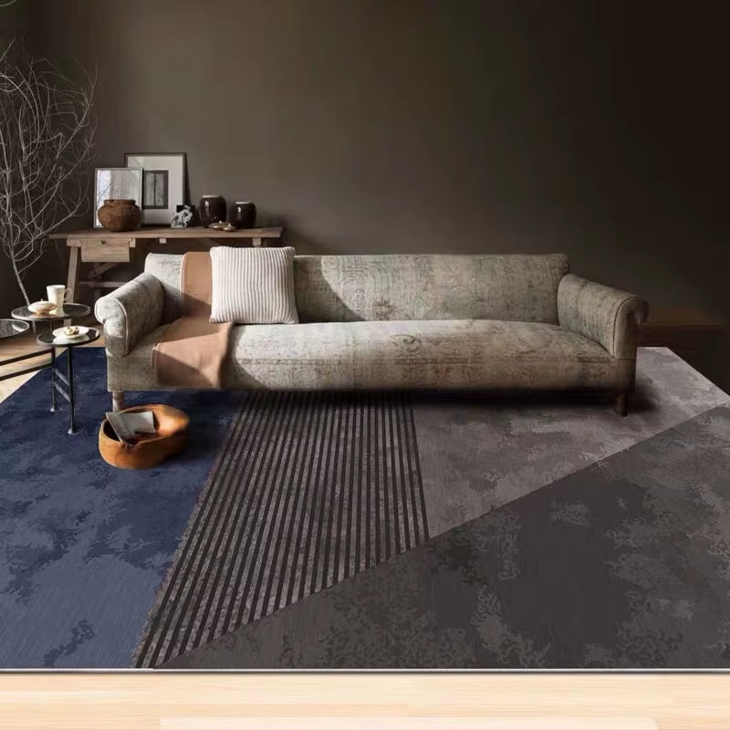Scandinavian Light Luxury Living Room Carpet Orange High-Grade Home Decoration Soft Rugs for Bedroom Area Rug Large Lounge Mat