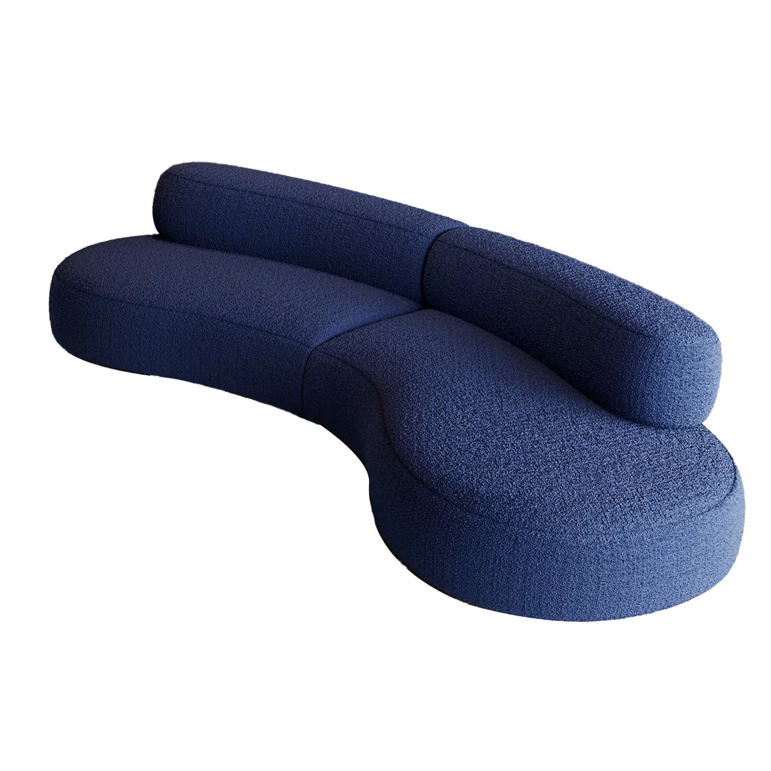 Modern Semicircle Home Sofa Hotel Lobby Office Reception Sofa Living Room Moon Shape Circle Sofa 6 Seat Big Couch