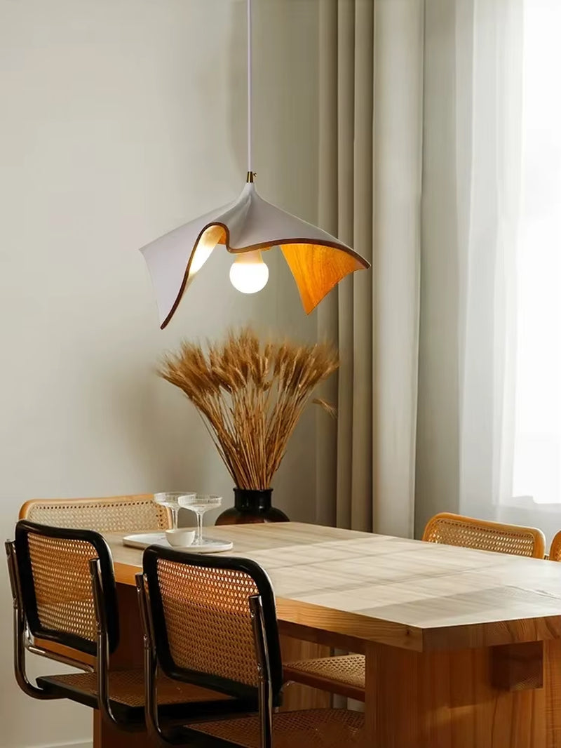 Wabi Sabi Style Restaurant Chandelier Retro Designer Creative Dining Table and Bar Desk Lamp