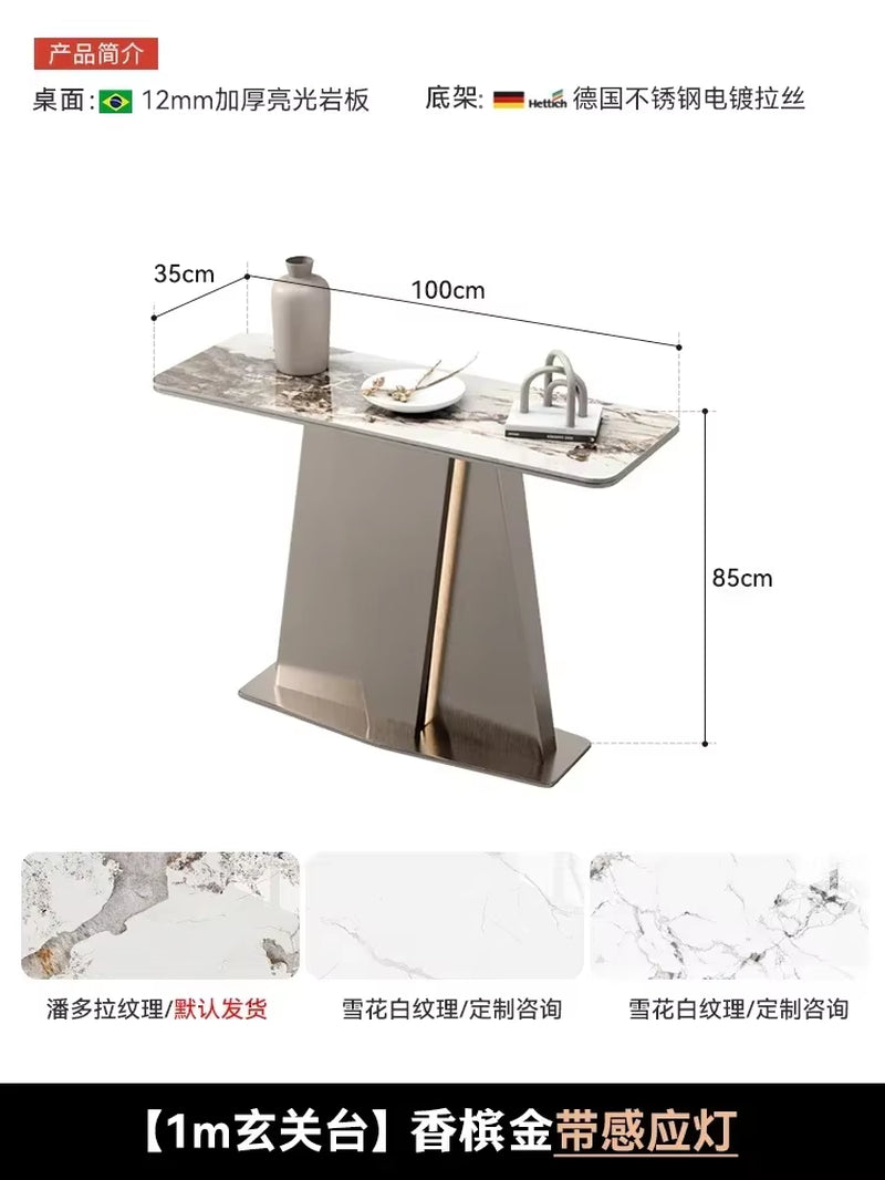 Simple Unique Hallway Table Beauty Modern Luxury Delicacy Corner Table Minimalist Nordic Tabel Console Hallway Table Furniture