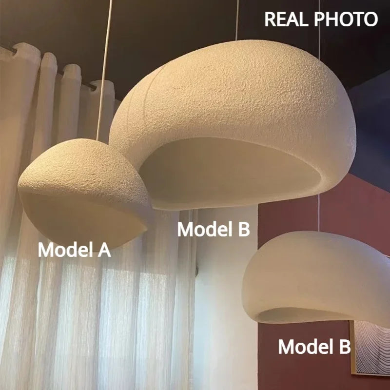 Nordic Wabi Sabi Ceiling Pendant Lamps Chandelier Bar Dining Room Home Decoration Lustre Lighting Salon Hanging Lights Fixtures