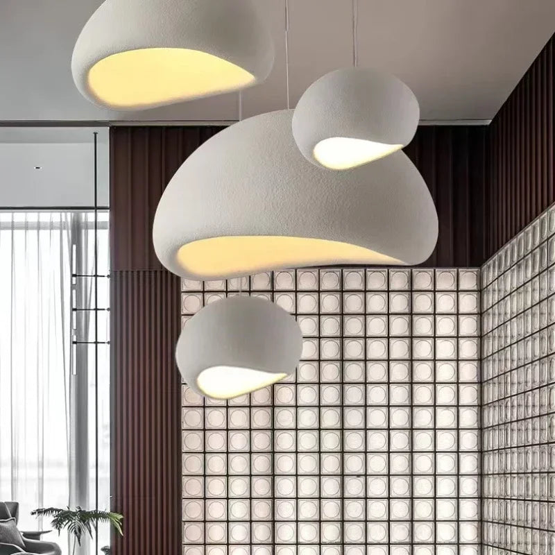 Nordic Wabi Sabi Ceiling Pendant Lamps Chandelier Bar Dining Room Home Decoration Lustre Lighting Salon Hanging Lights Fixtures