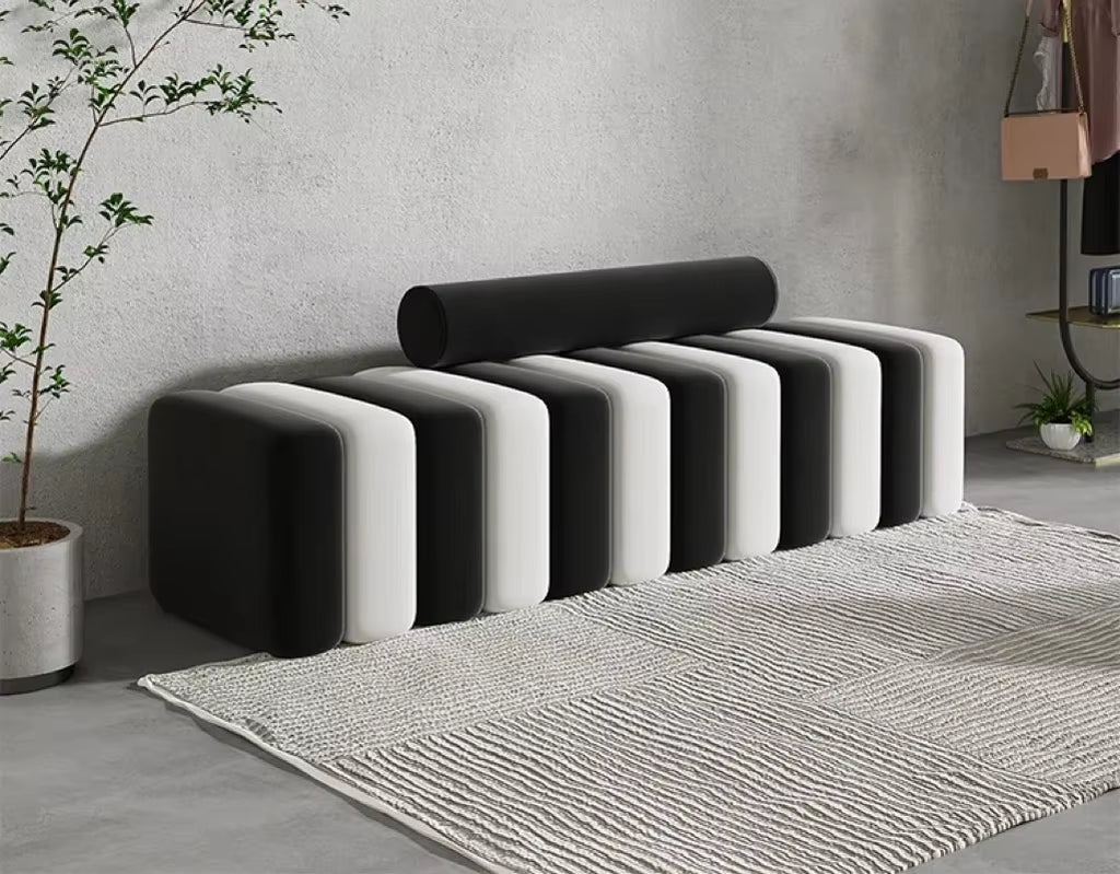 Creative Entryway Shoe Changing Stools Home Bench European Living Room Furniture Clothing Store Sofa Stool Light Luxury Ottomans