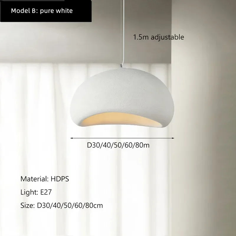 Nordic Wabi Sabi Ceiling Pendant Lamps Chandelier Bar Dining Room Home Decoration Lustre Lighting Salon Hanging Lights Fixtures