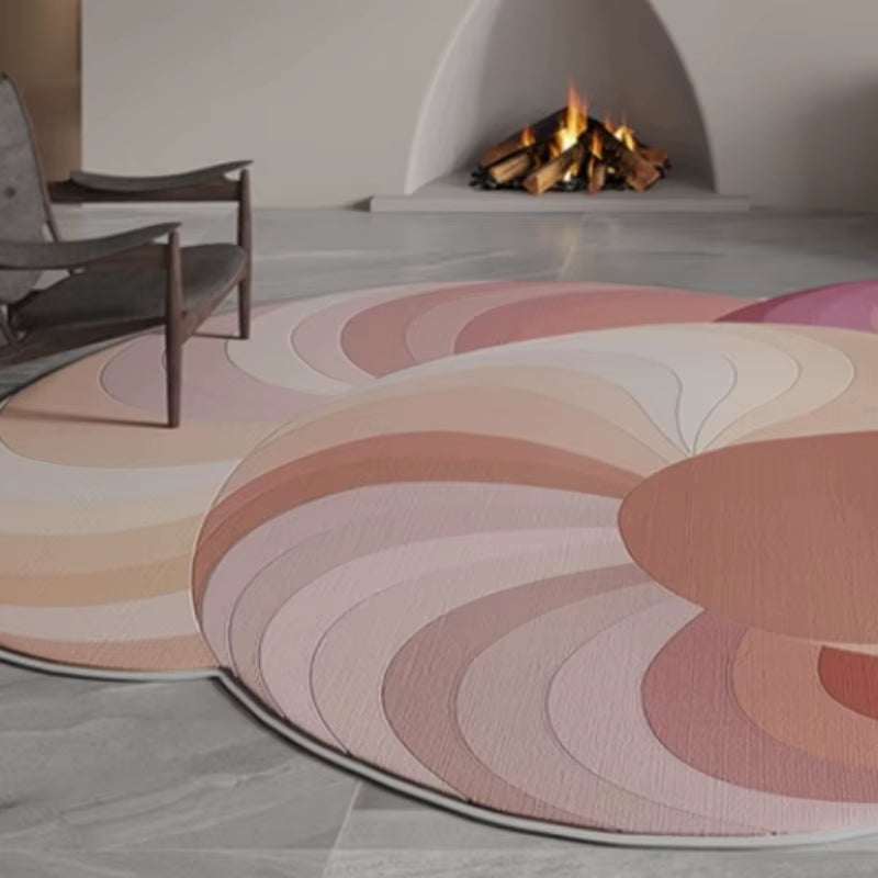 Creative Irregular Living Room Large Carpets Abstract Color Pattern Comfortable Bedroom Carpet Easy to Care Decorative Home Rugs