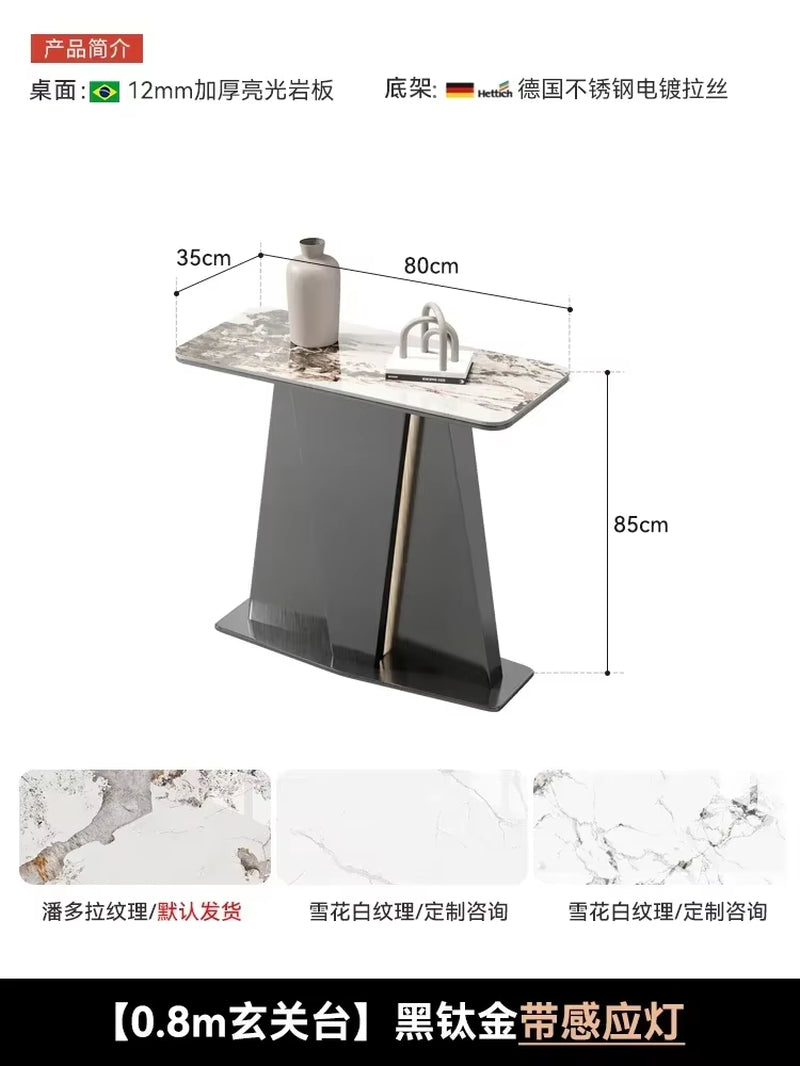 Simple Unique Hallway Table Beauty Modern Luxury Delicacy Corner Table Minimalist Nordic Tabel Console Hallway Table Furniture