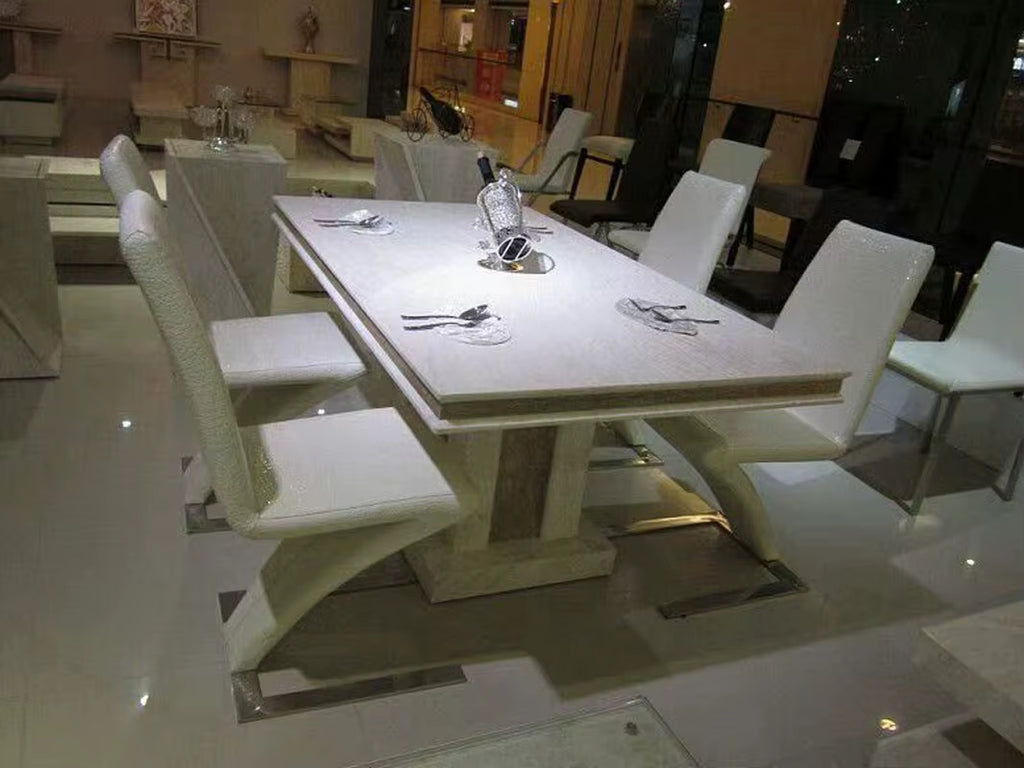 Factory Wholesale Oval Antique Wood Dining Room Table 6 Seater Dining Room Furniture Marble round Table Dining