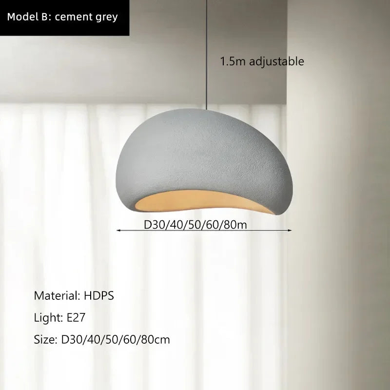 Nordic Wabi Sabi Ceiling Pendant Lamps Chandelier Bar Dining Room Home Decoration Lustre Lighting Salon Hanging Lights Fixtures